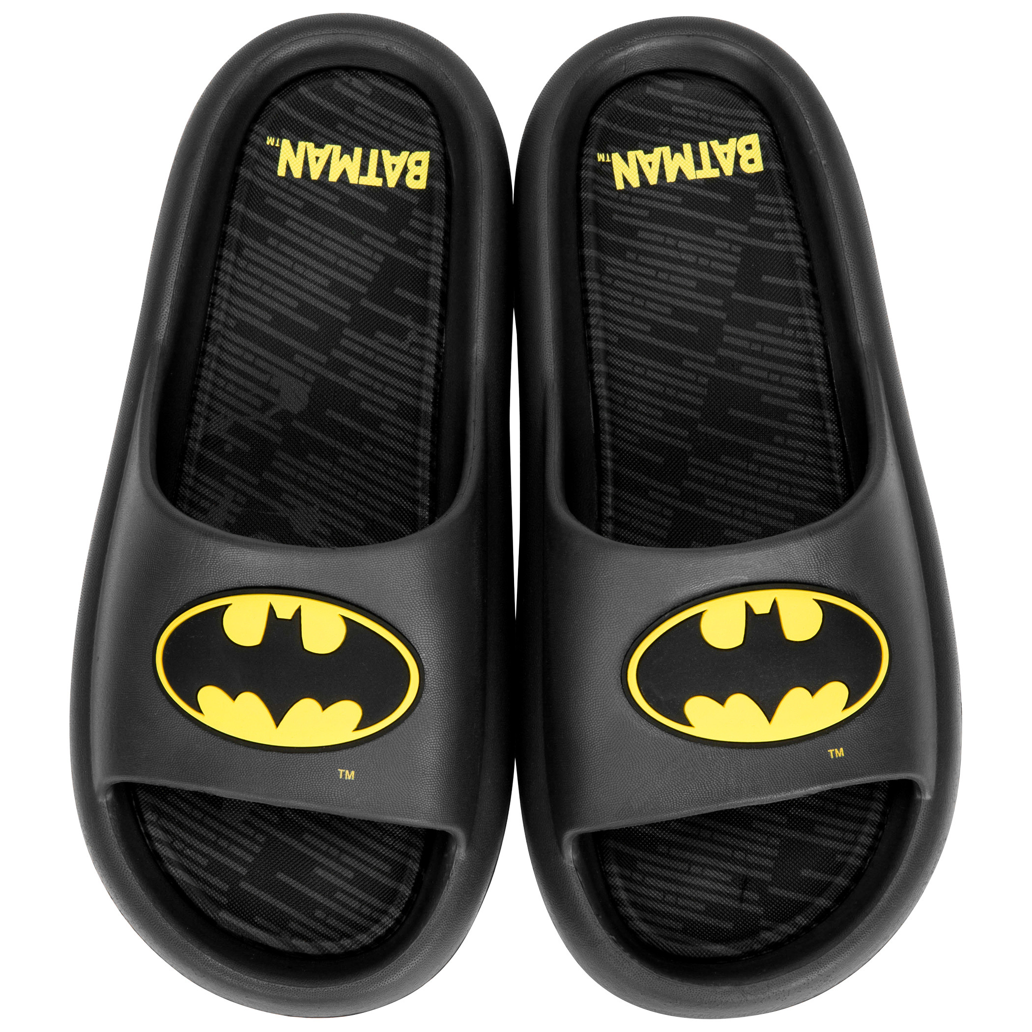 Batman Logo Men's Cloud Comfort Foam Slide Sandals